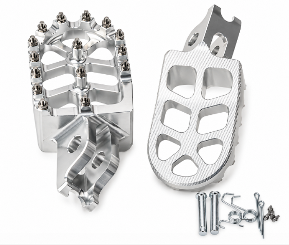 Chrome CNC foot pegs
