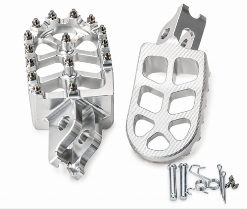 Chrome CNC foot pegs